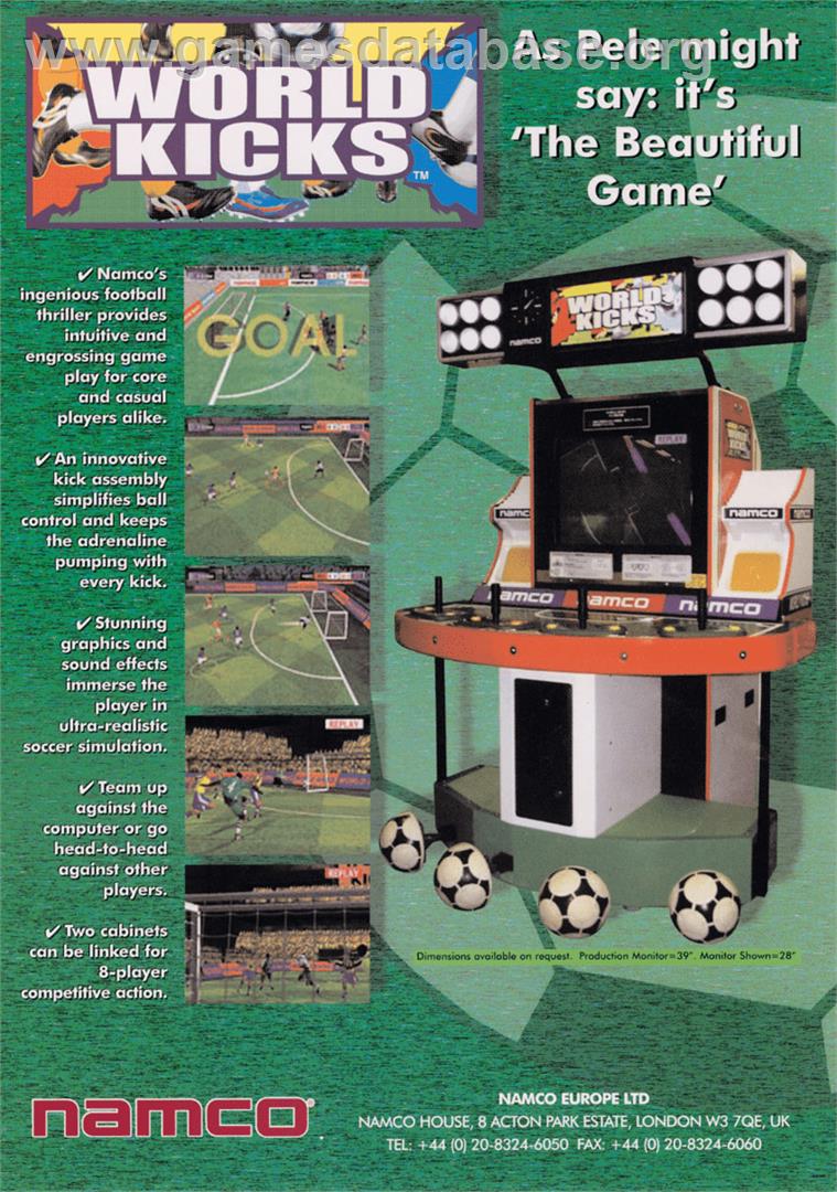 World Kicks - Sega Naomi - Artwork - Advert