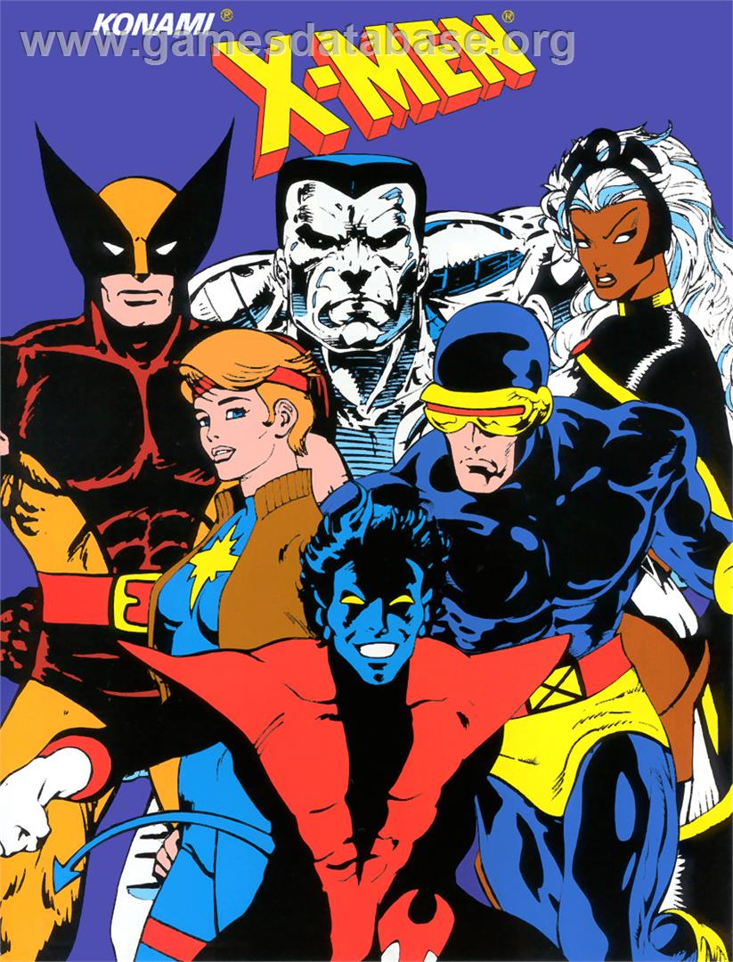X-Men - Arcade - Artwork - Advert