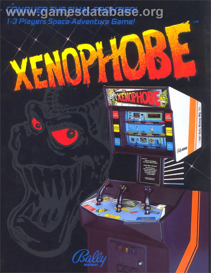 Xenophobe - Arcade - Artwork - Advert