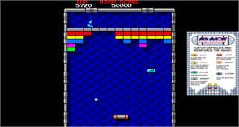 Artwork for Arkanoid.