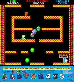 Artwork for Bubble Bobble.