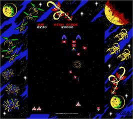 Artwork for Galaga.