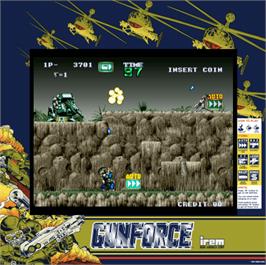 Artwork for Gunforce - Battle Fire Engulfed Terror Island.