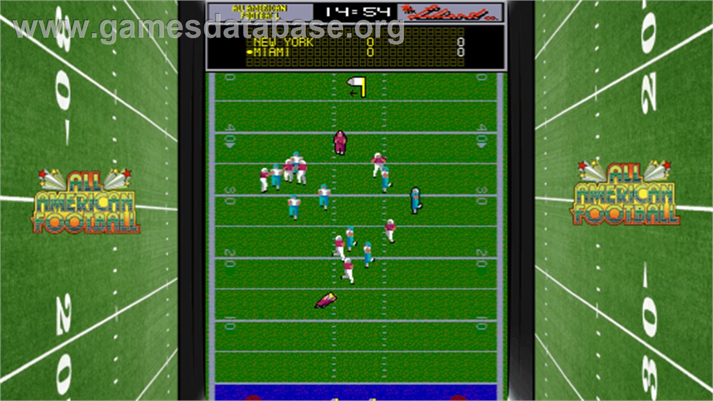 All American Football - Arcade - Artwork - Artwork