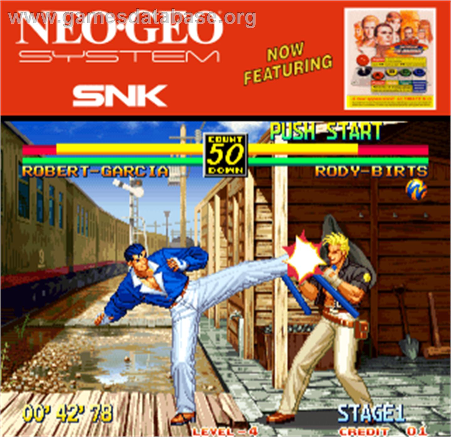 Art of Fighting 3 - The Path of the Warrior / Art of Fighting - Ryuuko no Ken Gaiden - Arcade - Artwork - Artwork