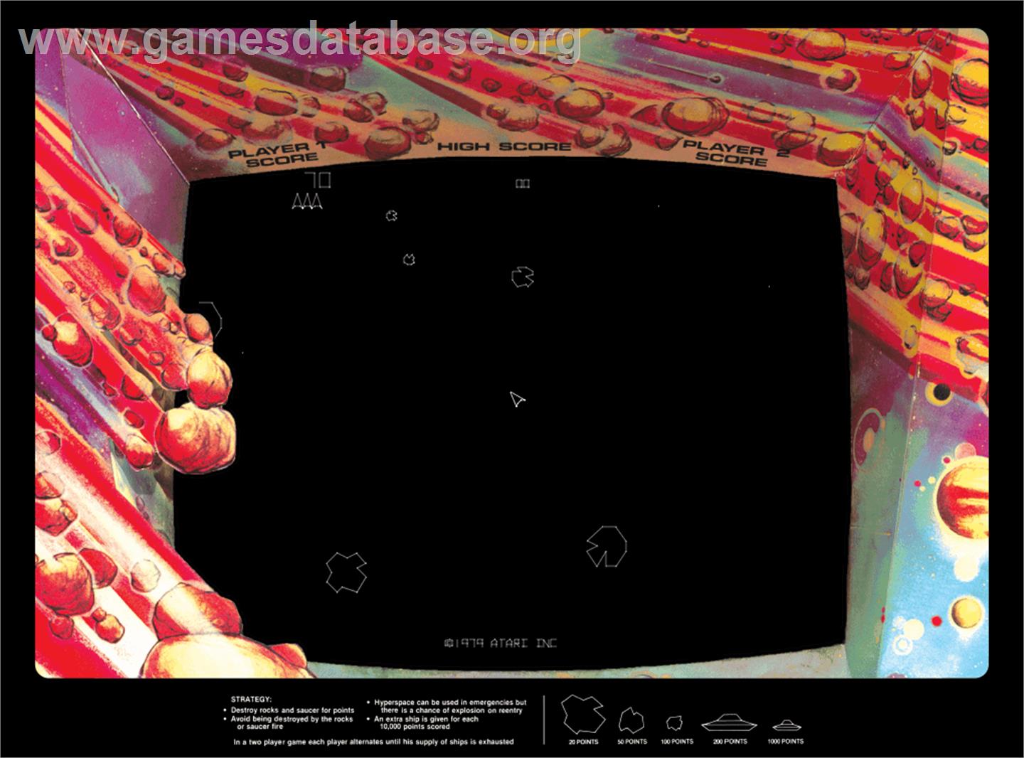 Asteroids - Arcade - Artwork - Artwork