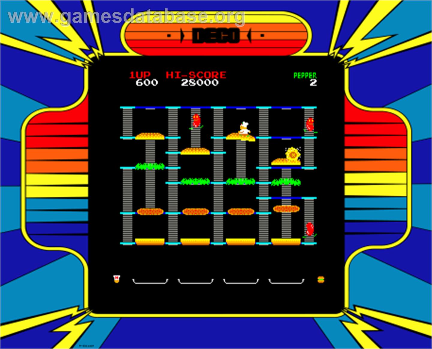 Burger Time - Arcade - Artwork - Artwork