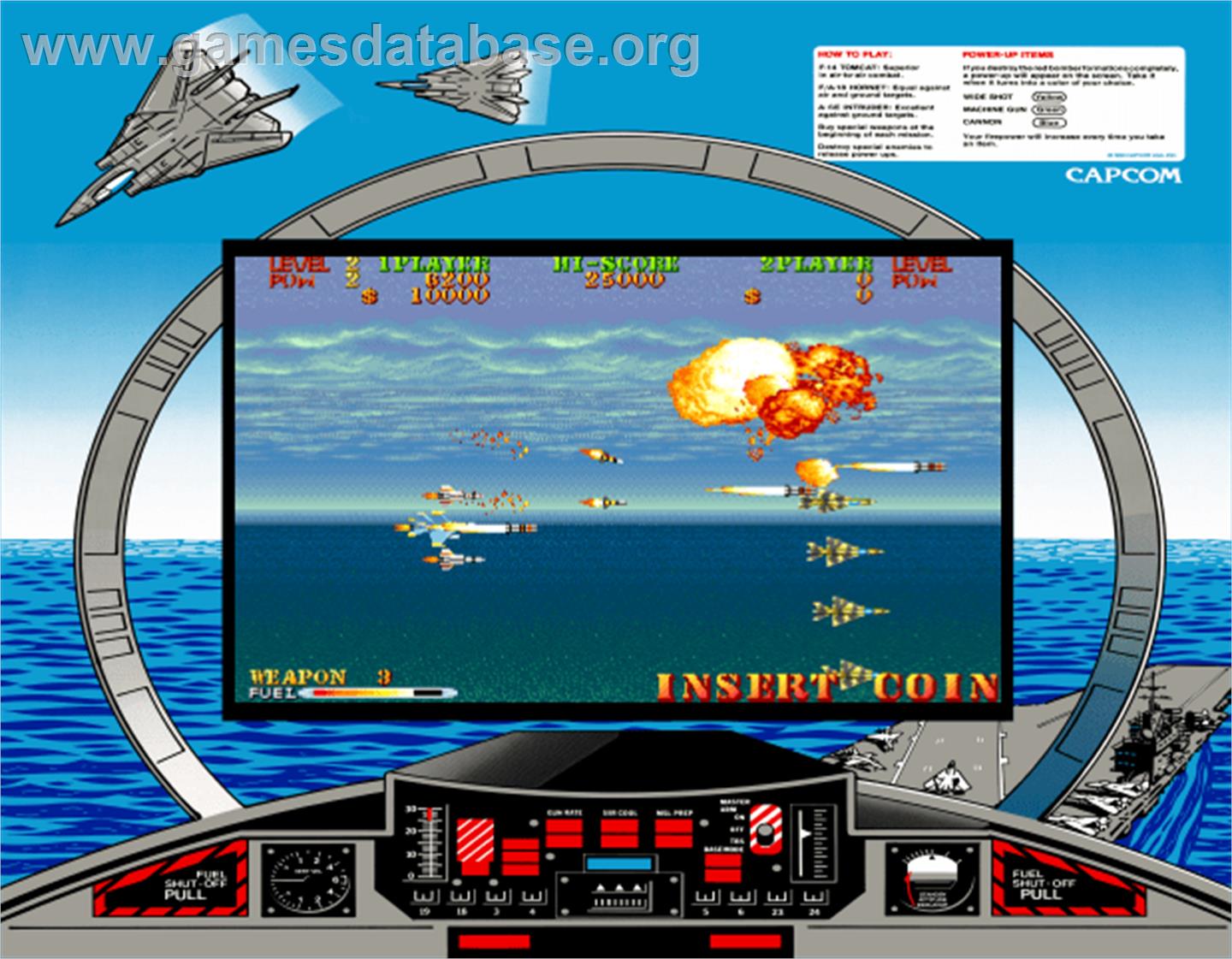 Carrier Air Wing - Arcade - Artwork - Artwork