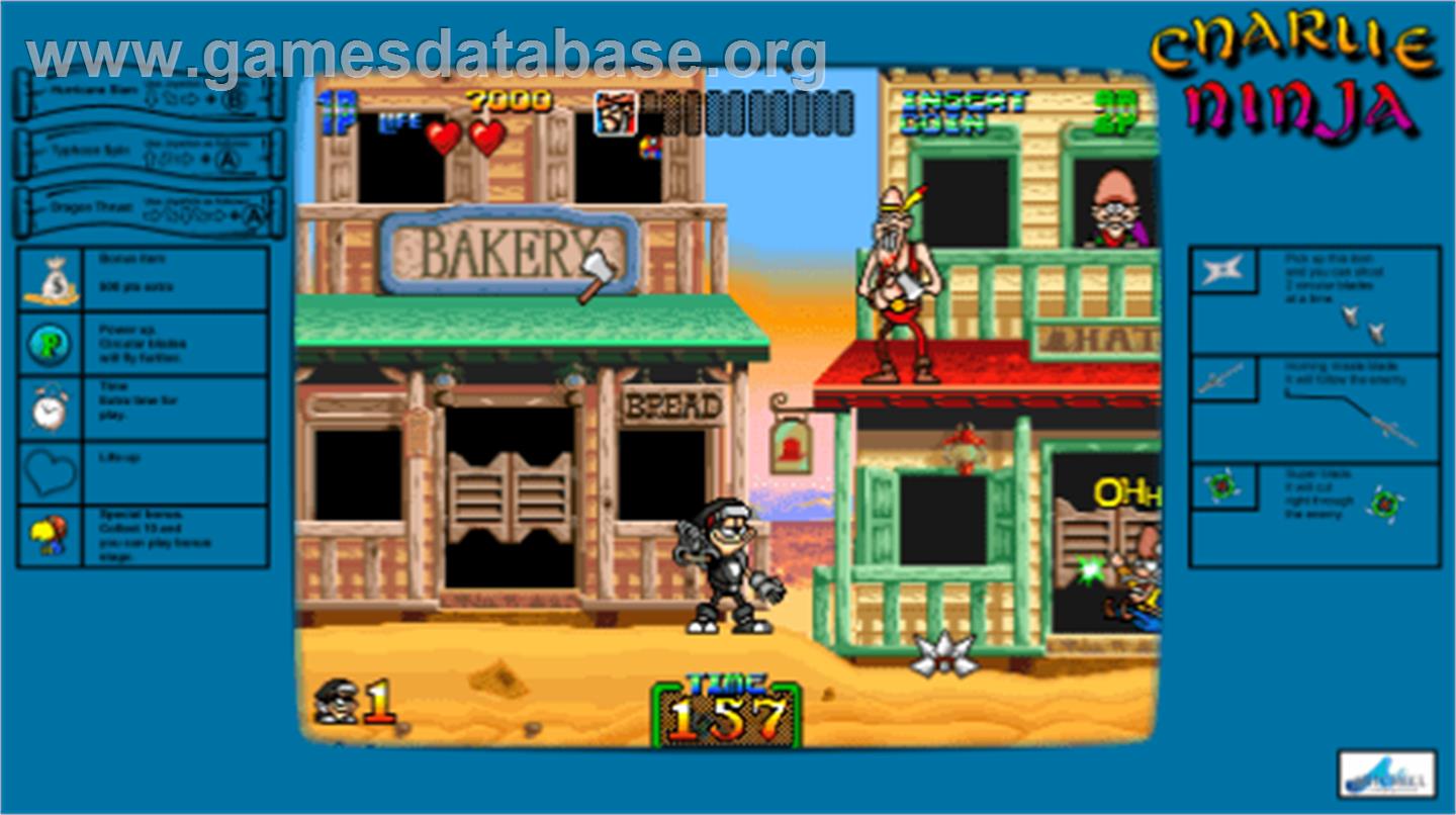Charlie Ninja - Arcade - Artwork - Artwork