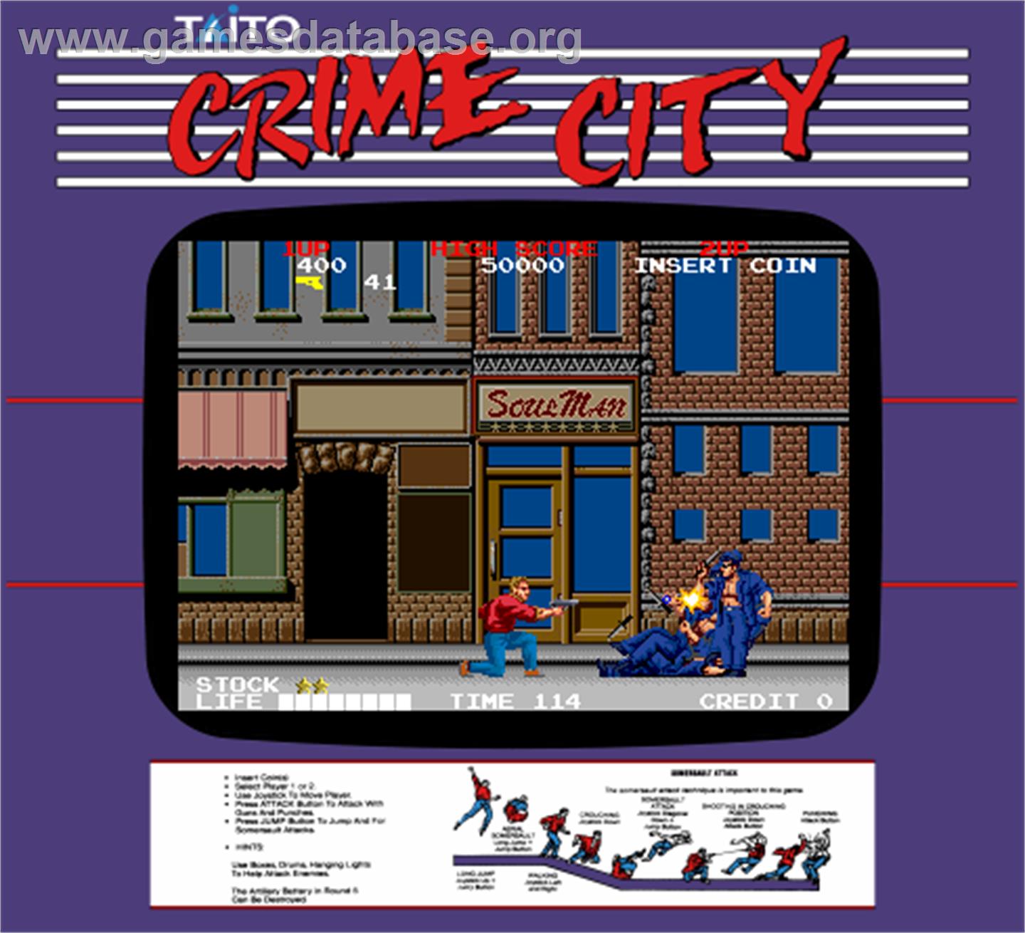 Crime City - Arcade - Artwork - Artwork