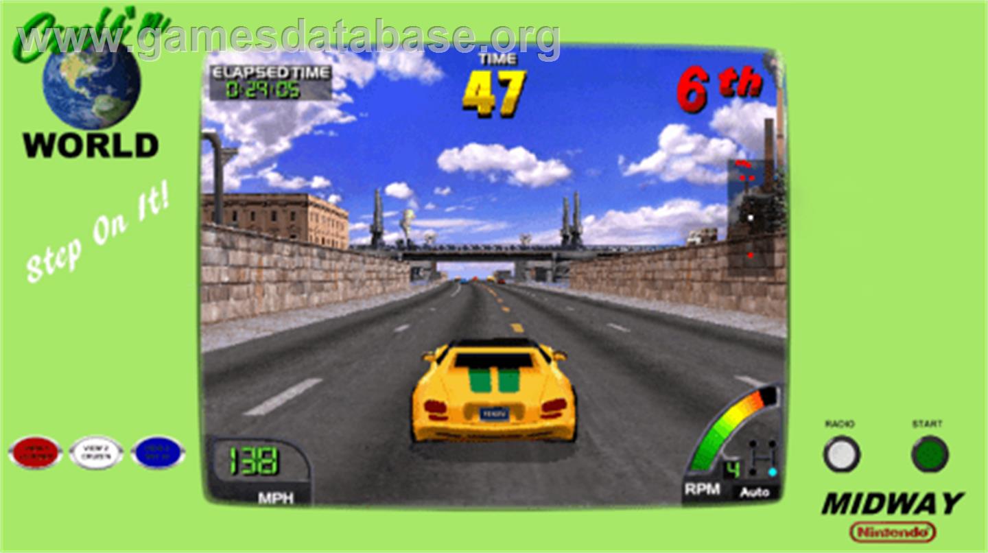 Cruis'n World - Arcade - Artwork - Artwork