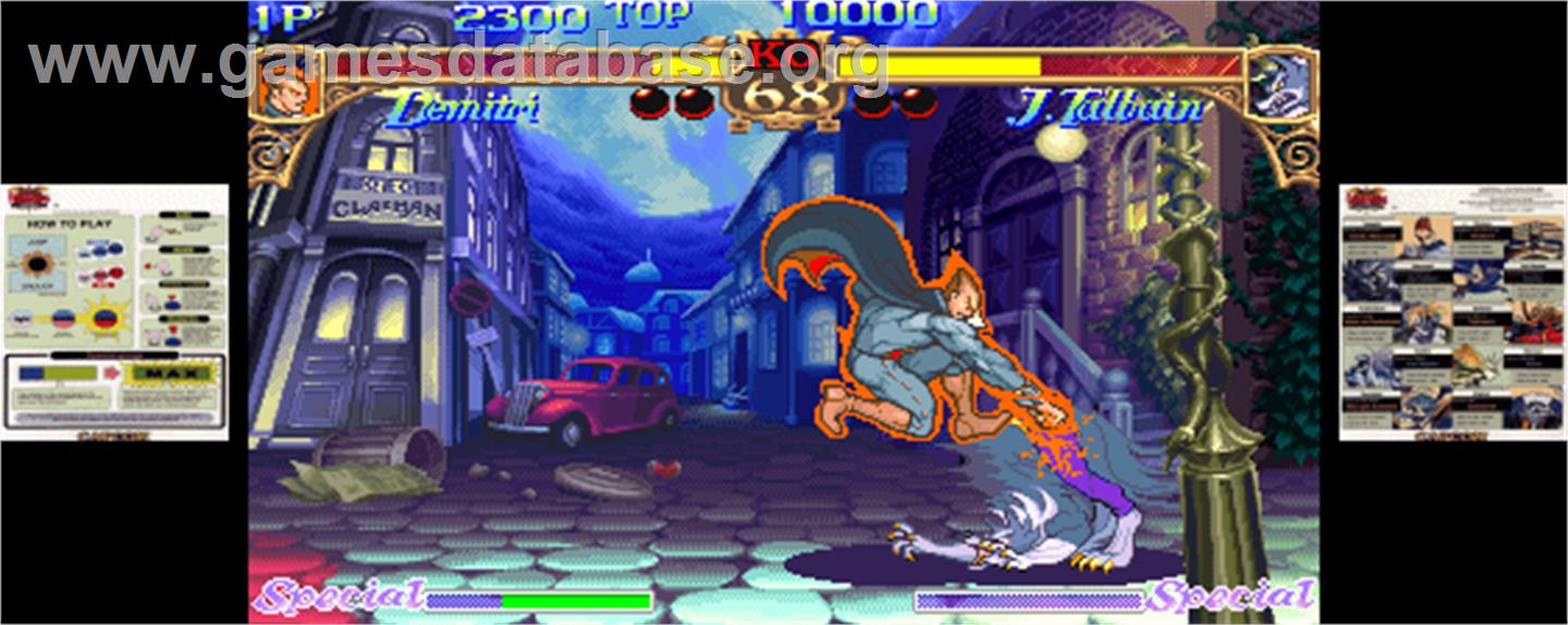 Darkstalkers: The Night Warriors - Arcade - Artwork - Artwork