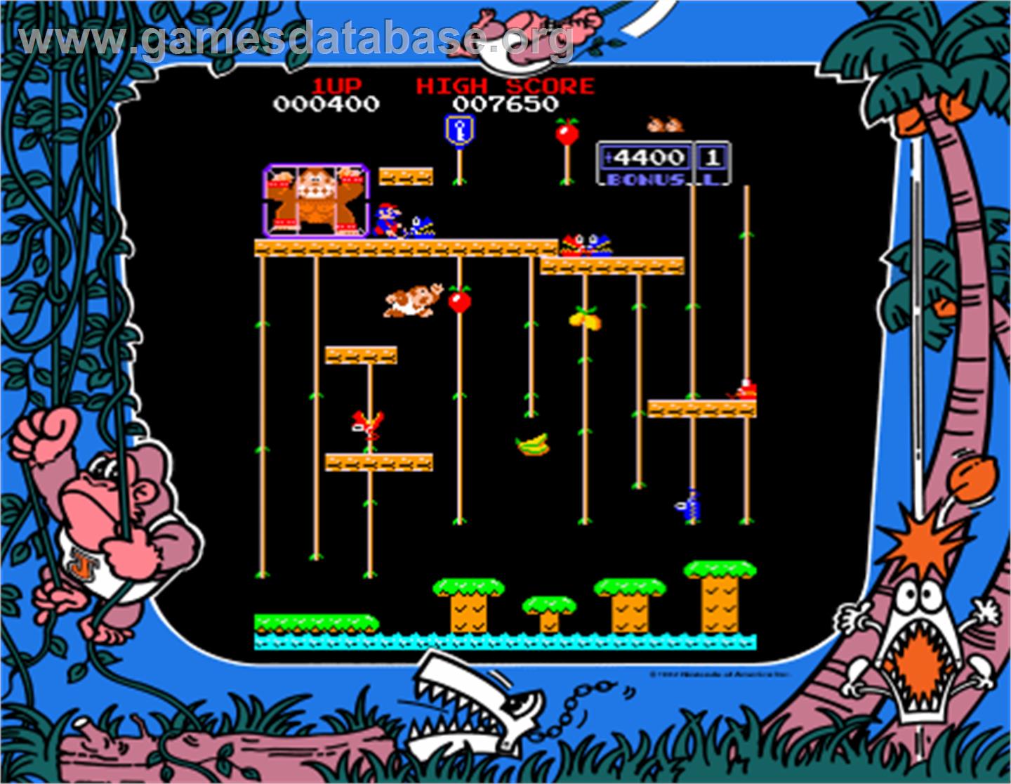 Donkey Junior High Score Kit - Arcade - Artwork - Artwork