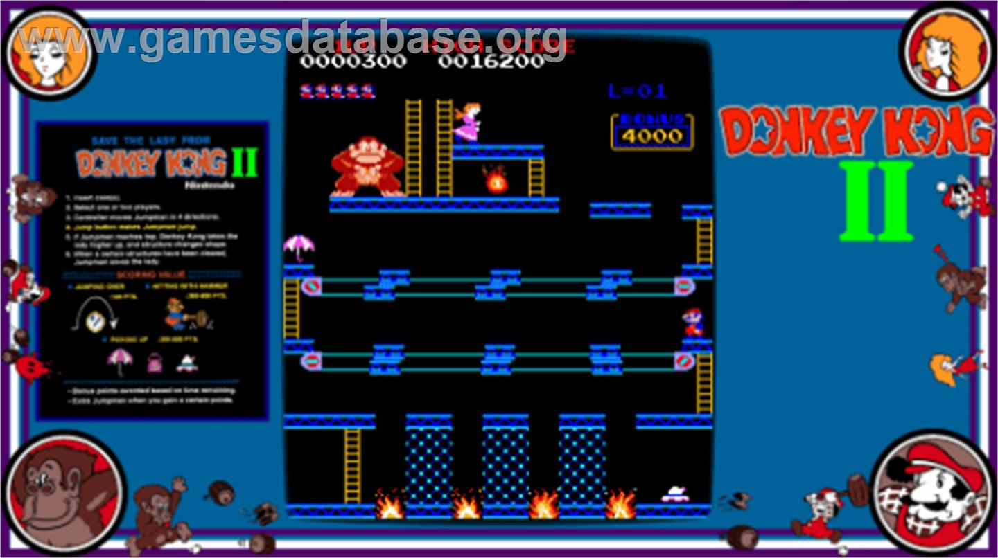 Donkey Kong II: Jumpman Returns - Arcade - Artwork - Artwork