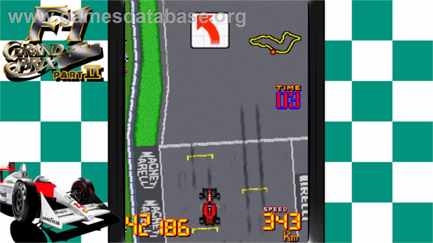 F-1 Grand Prix Part II - Arcade - Artwork - Artwork