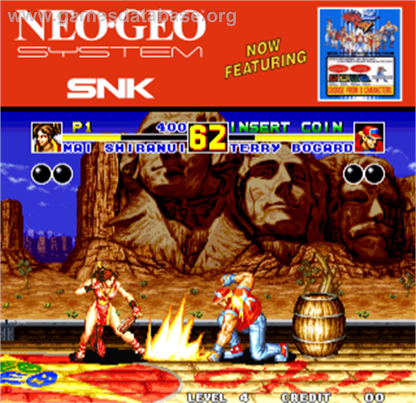 Fatal Fury 2 / Garou Densetsu 2 - arata-naru tatakai - Arcade - Artwork - Artwork