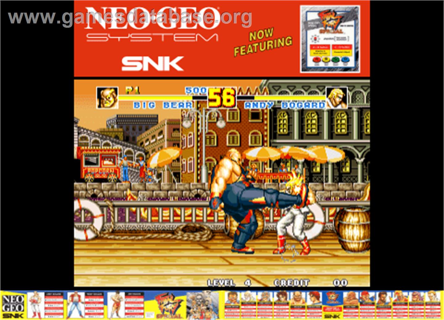 Fatal Fury Special / Garou Densetsu Special - Arcade - Artwork - Artwork