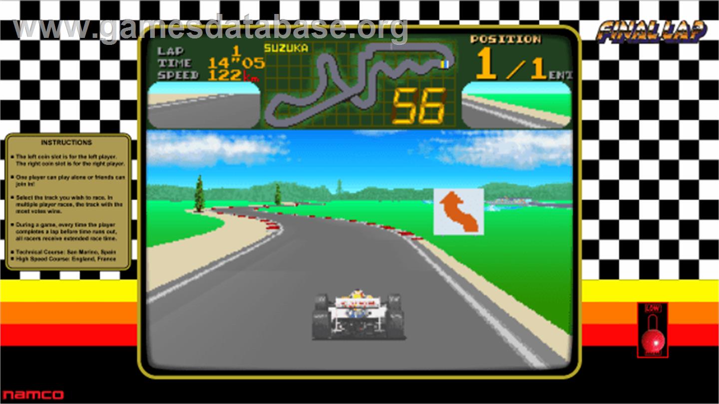 Final Lap - Arcade - Artwork - Artwork