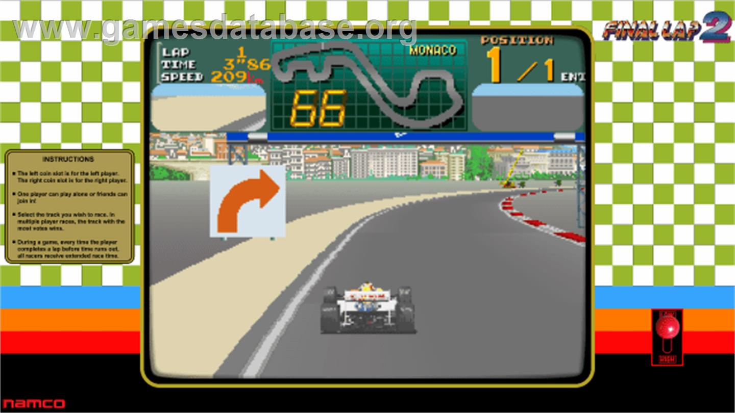 Final Lap 2 - Arcade - Artwork - Artwork