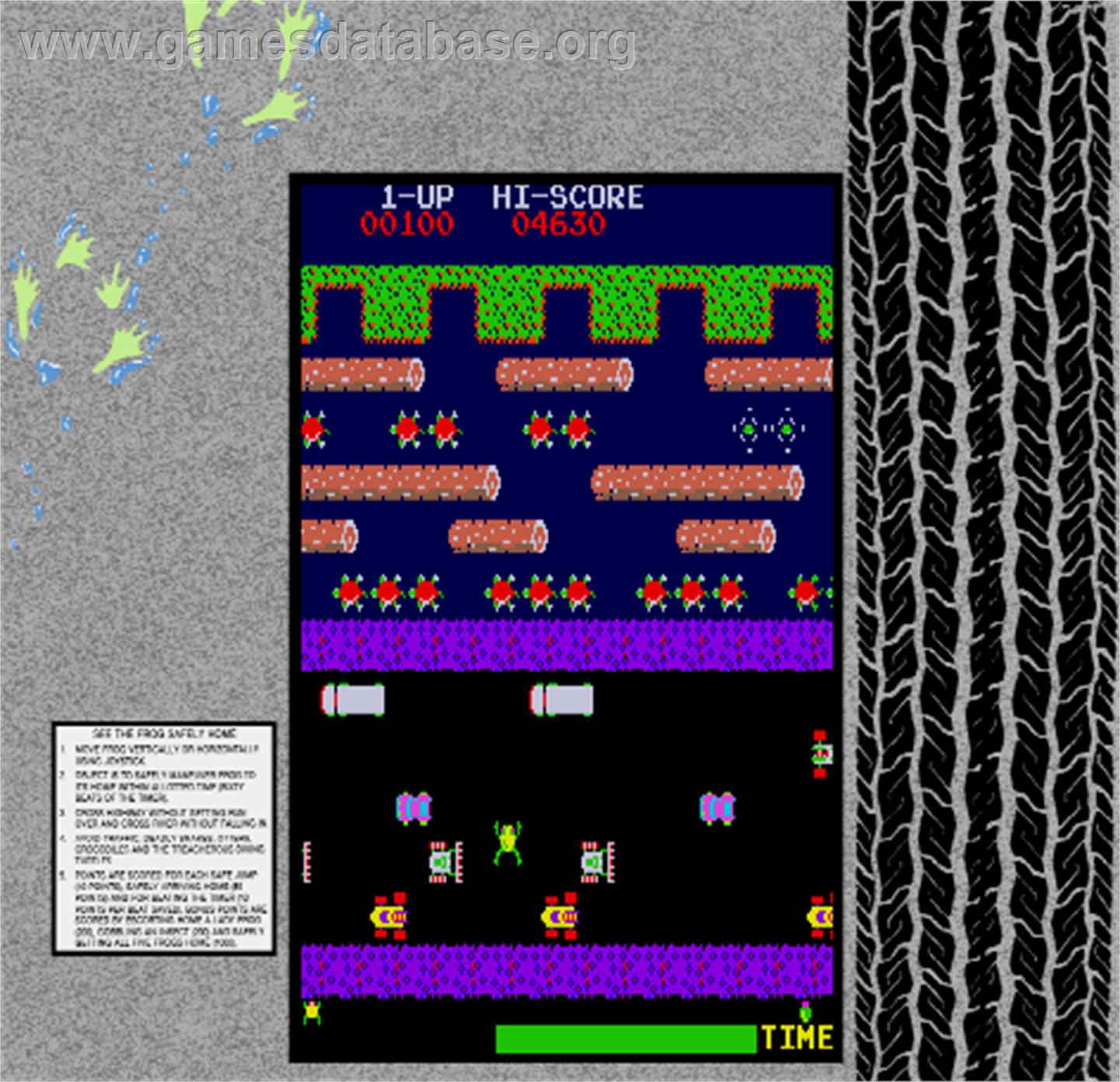 Frogger - Arcade - Artwork - Artwork