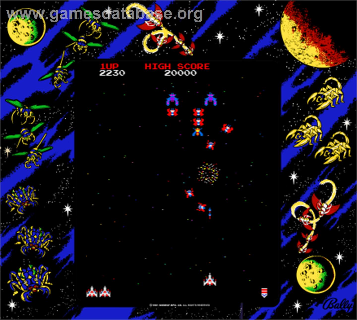 Galaga - Arcade - Artwork - Artwork