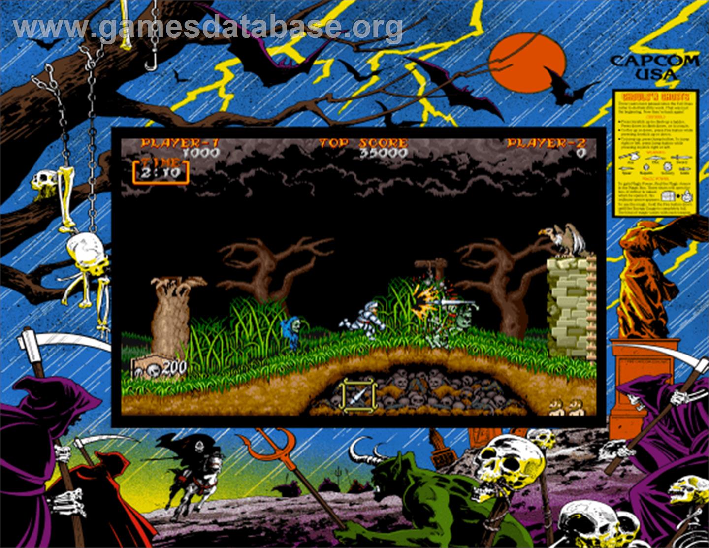 Ghouls'n Ghosts - Arcade - Artwork - Artwork