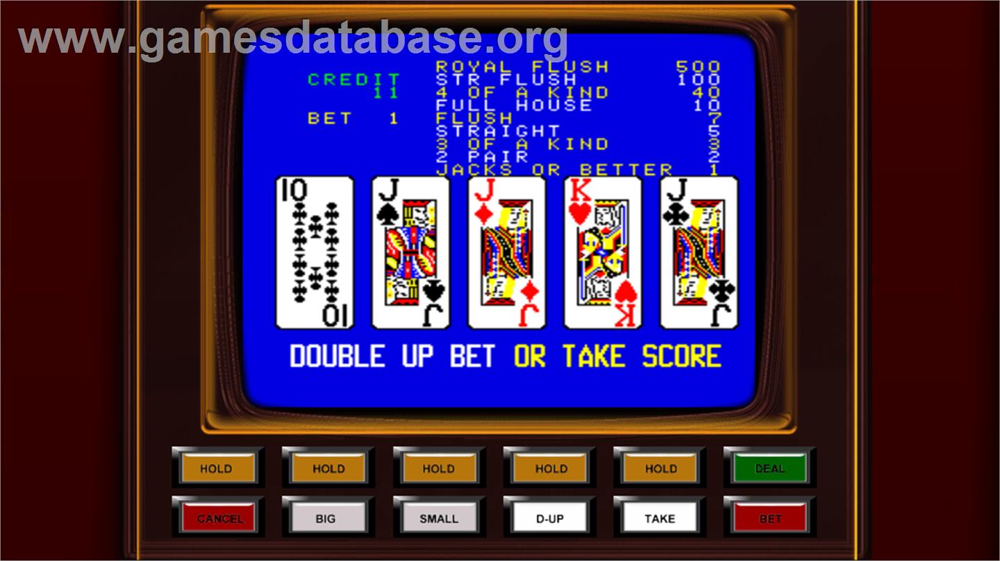Golden Poker Double Up - Arcade - Artwork - Artwork