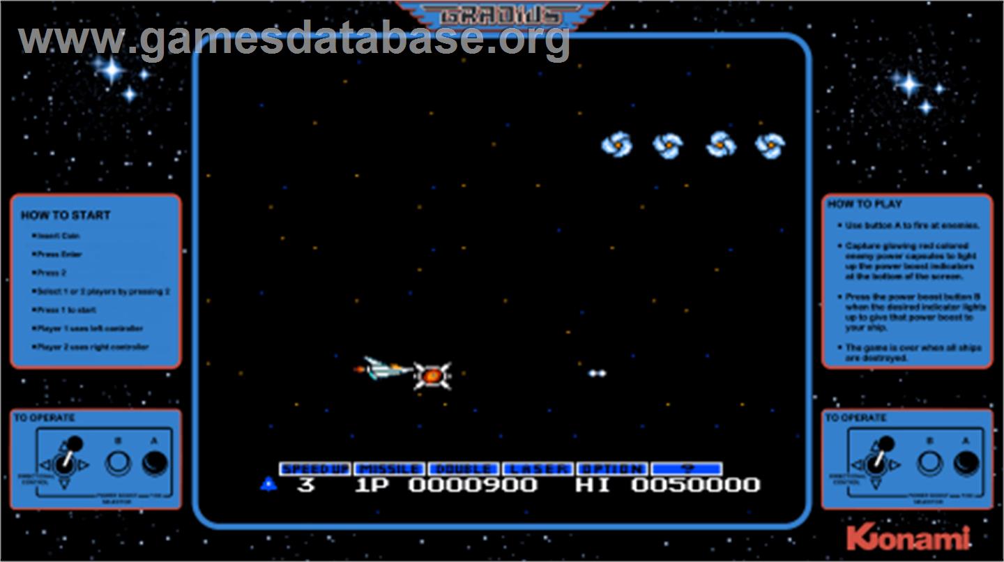 Gradius - Arcade - Artwork - Artwork