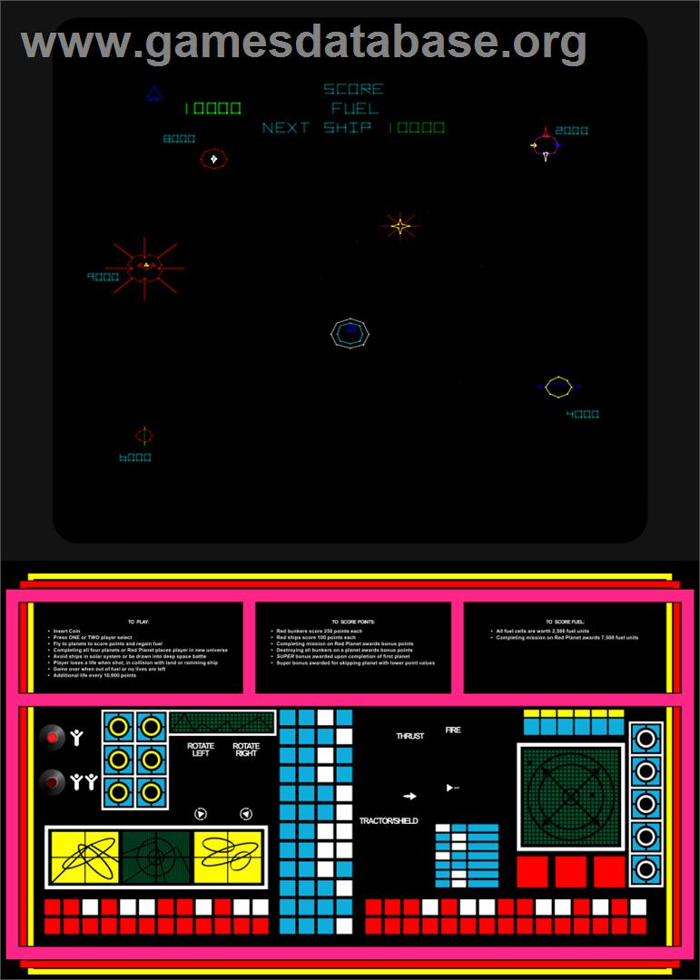 Gravitar - Arcade - Artwork - Artwork
