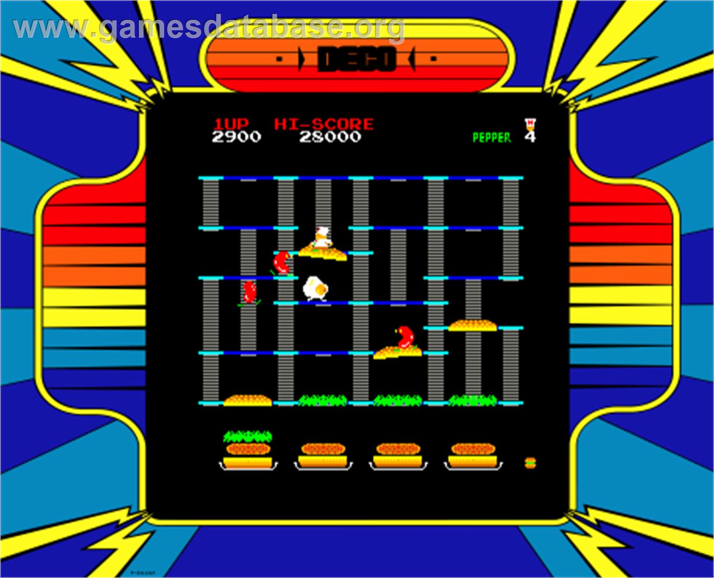 Hamburger - Arcade - Artwork - Artwork