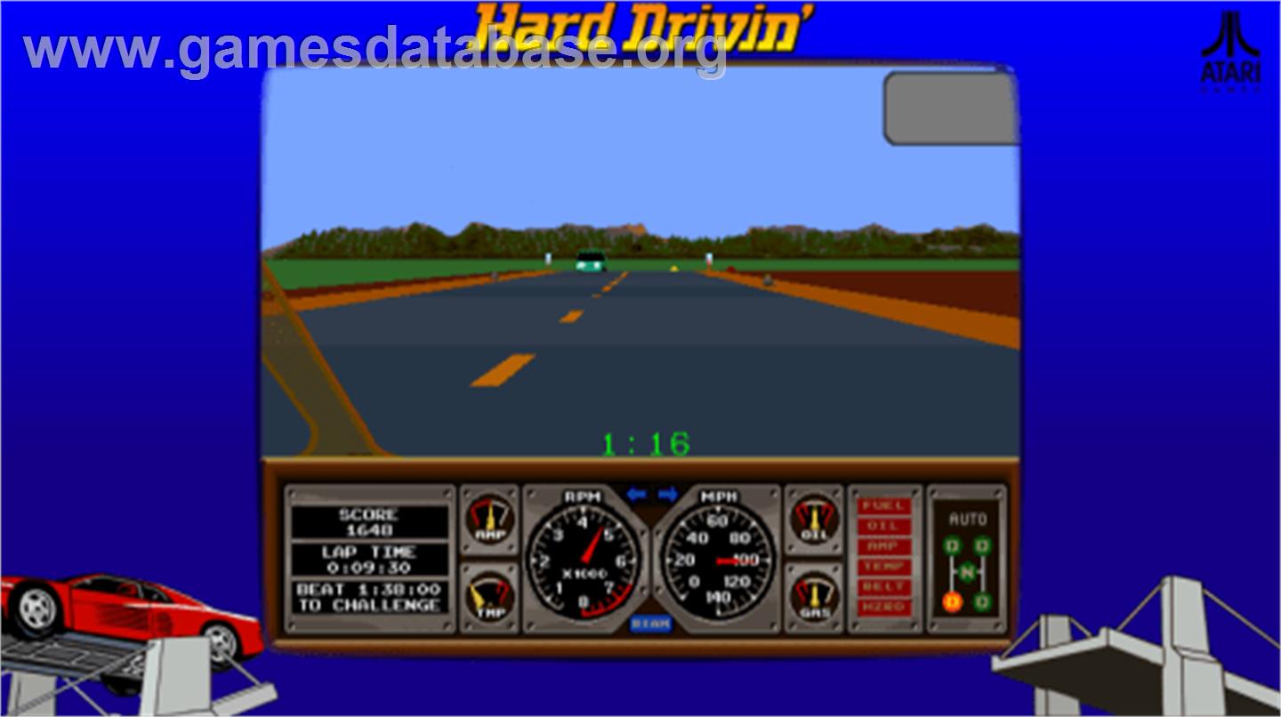 Hard Drivin' - Arcade - Artwork - Artwork