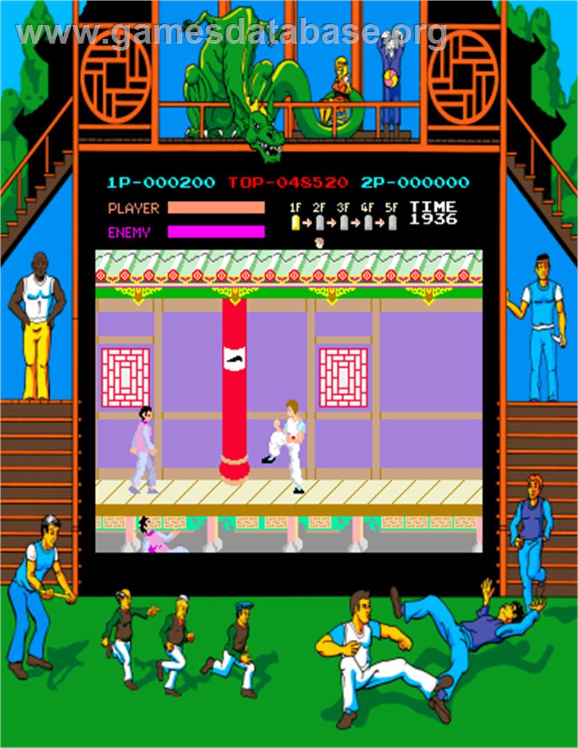 Kung-Fu Master - Arcade - Artwork - Artwork