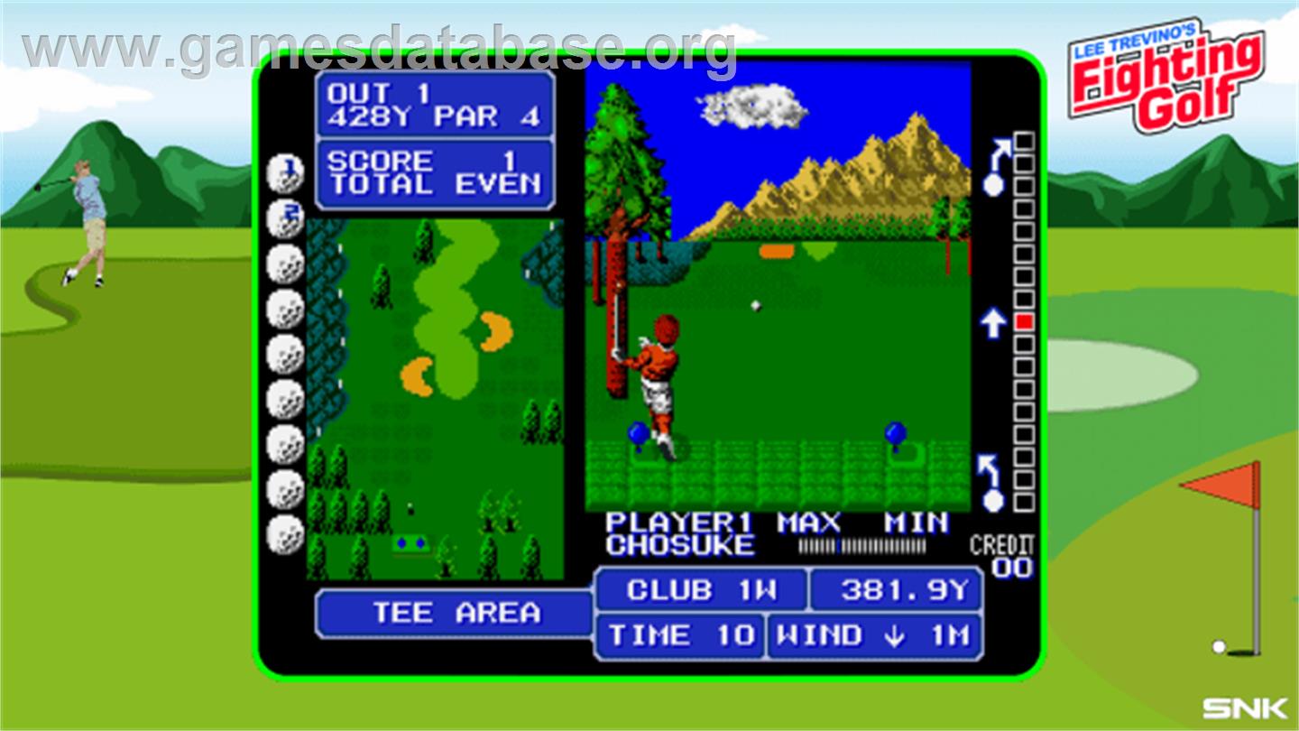 Lee Trevino's Fighting Golf - Arcade - Artwork - Artwork
