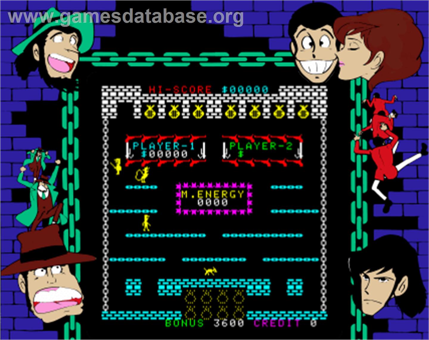 Lupin III - Arcade - Artwork - Artwork