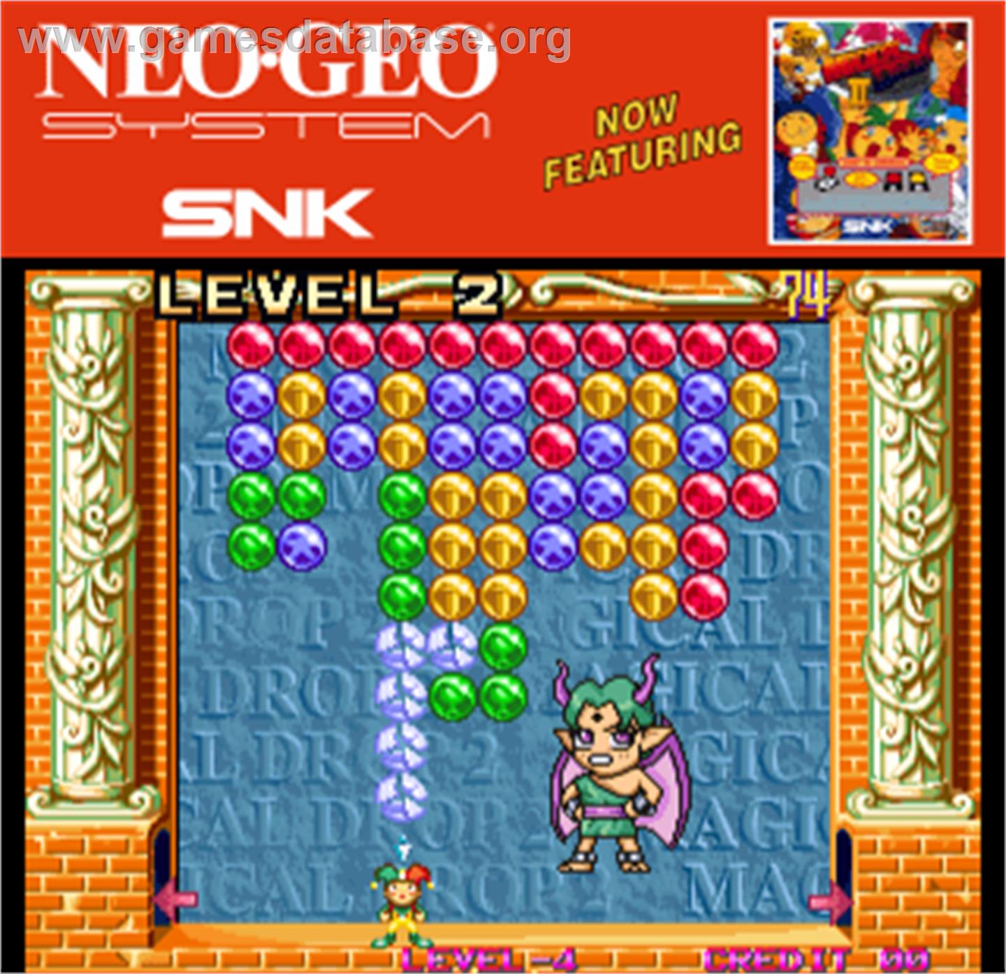 Magical Drop II - Arcade - Artwork - Artwork