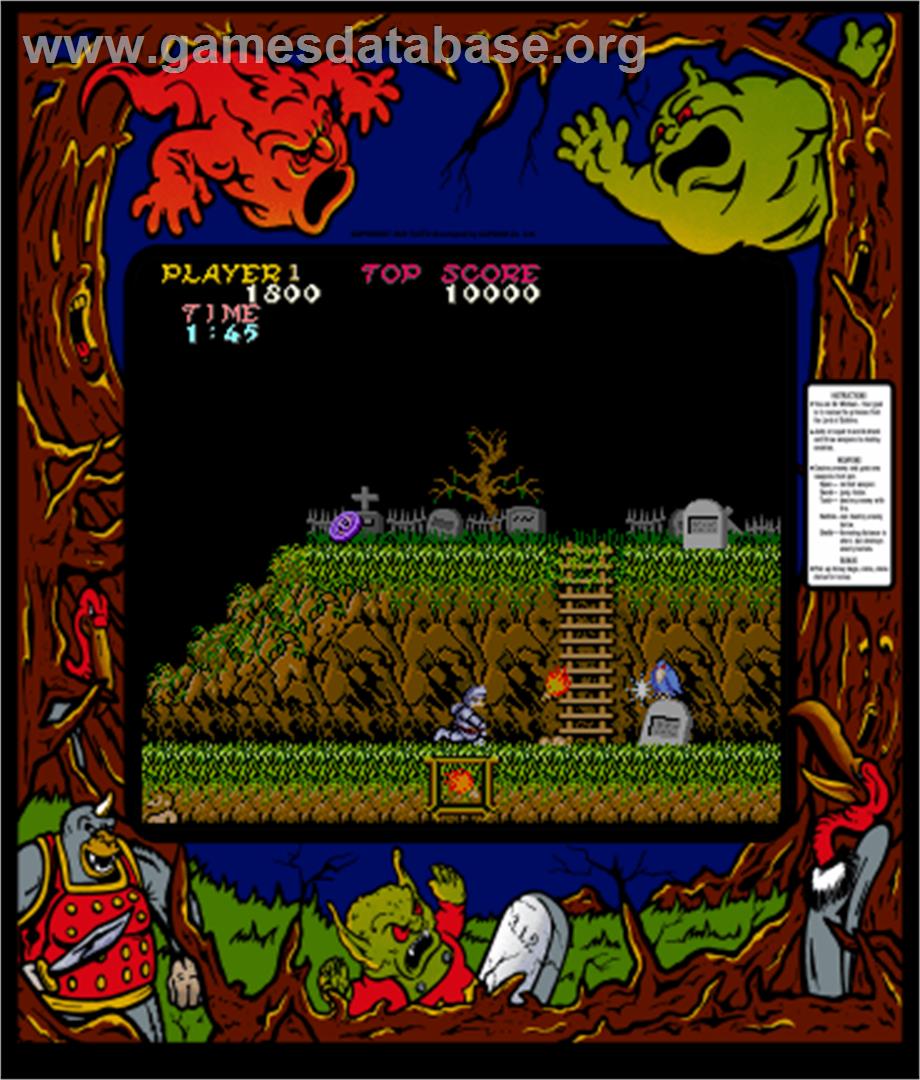 Makaimura - Arcade - Artwork - Artwork