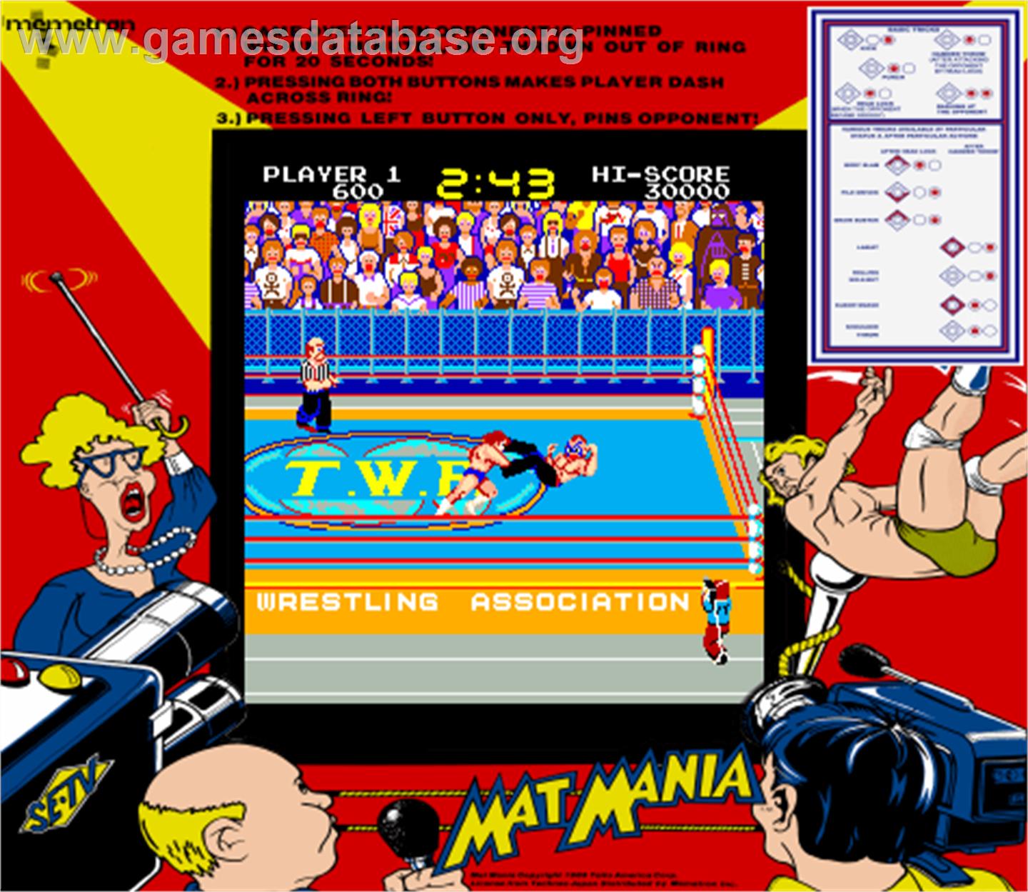 Mat Mania - Arcade - Artwork - Artwork