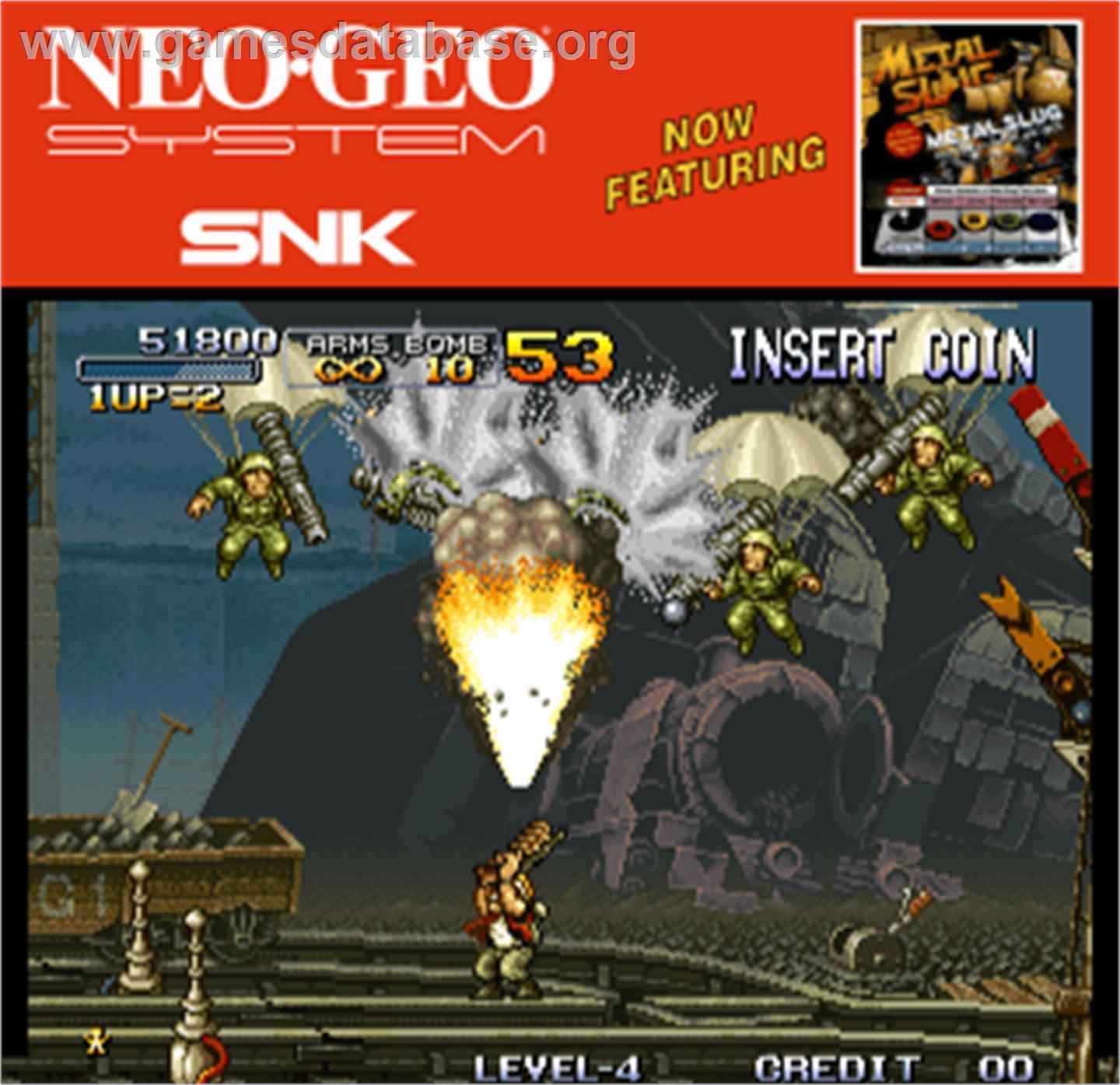 Metal Slug - Super Vehicle-001 - Arcade - Artwork - Artwork