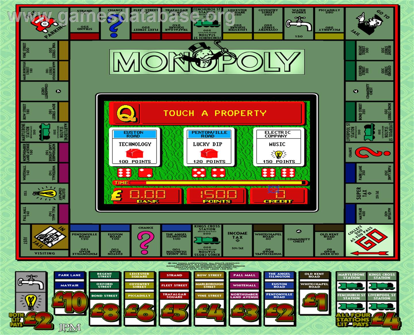 Monopoly - Arcade - Artwork - Artwork