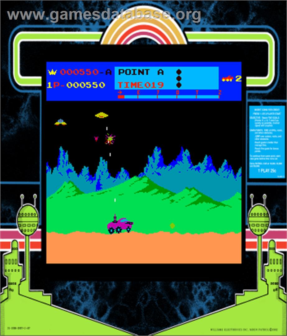 Moon Patrol - Arcade - Artwork - Artwork