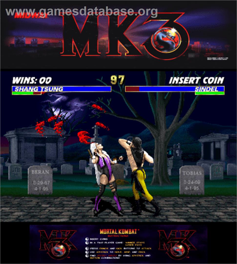 Mortal Kombat 3 - Arcade - Artwork - Artwork