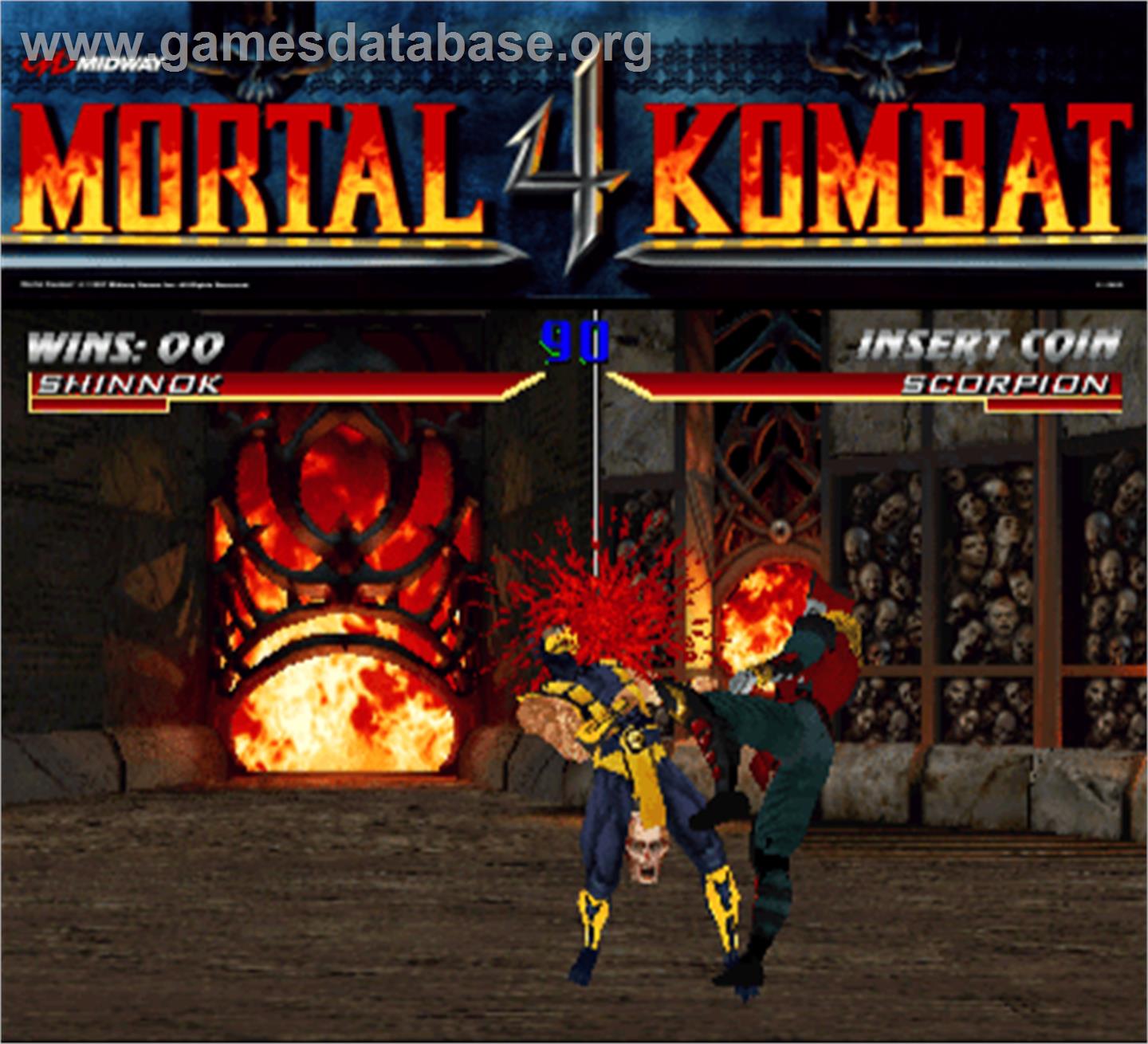 Mortal Kombat 4 - Arcade - Artwork - Artwork