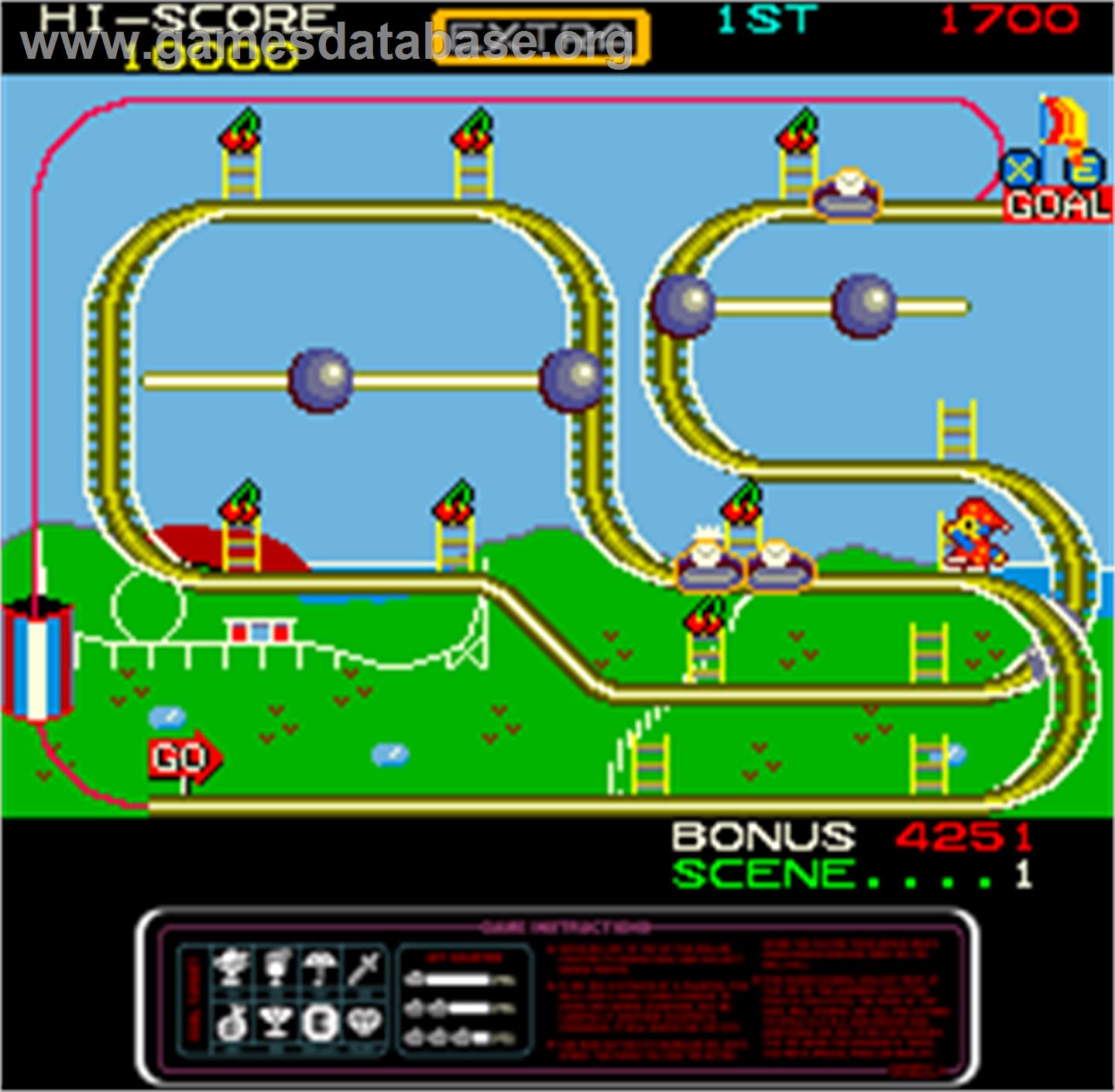 Mr. Do's Wild Ride - Arcade - Artwork - Artwork