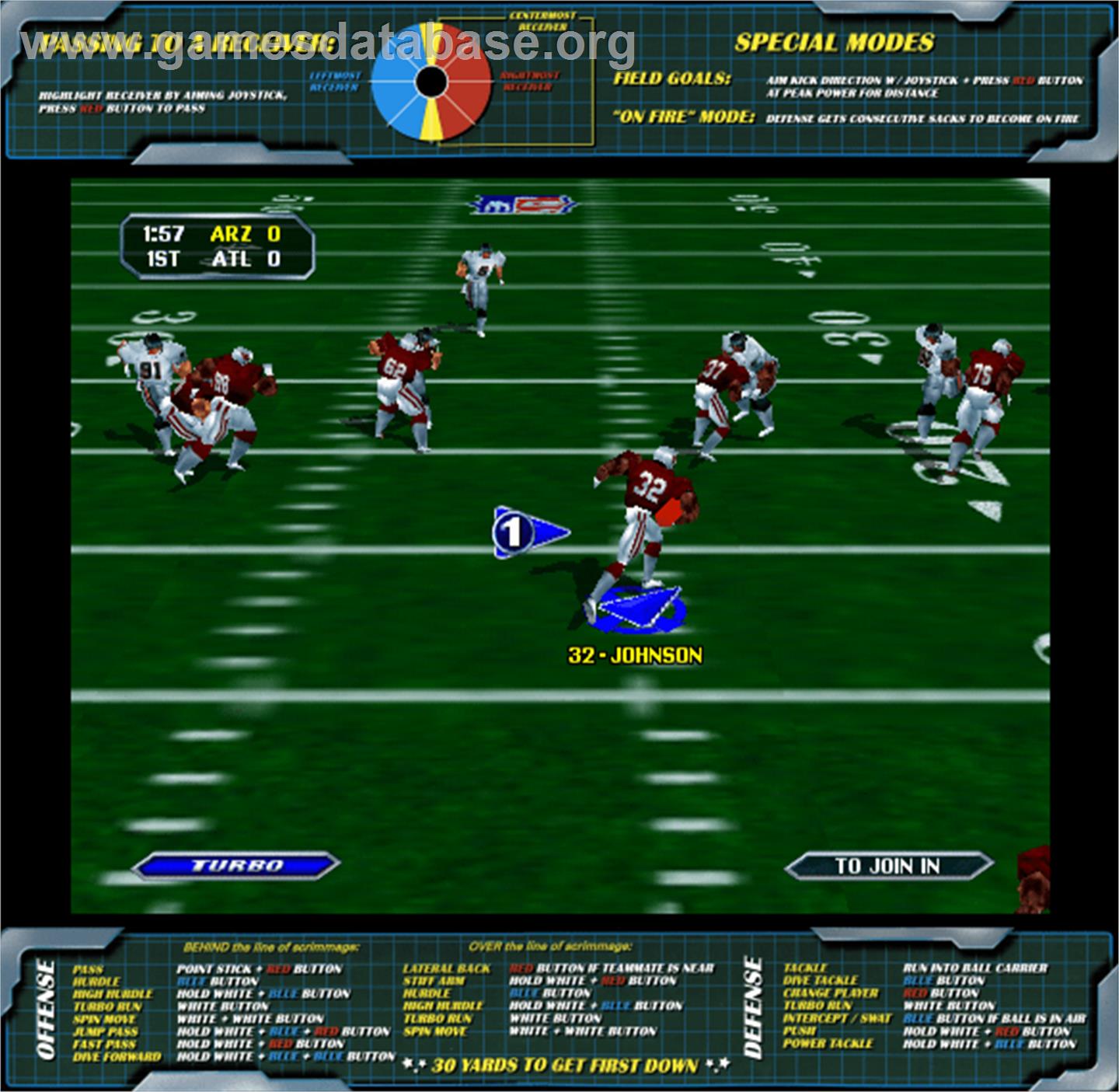 NFL Blitz - Arcade - Artwork - Artwork