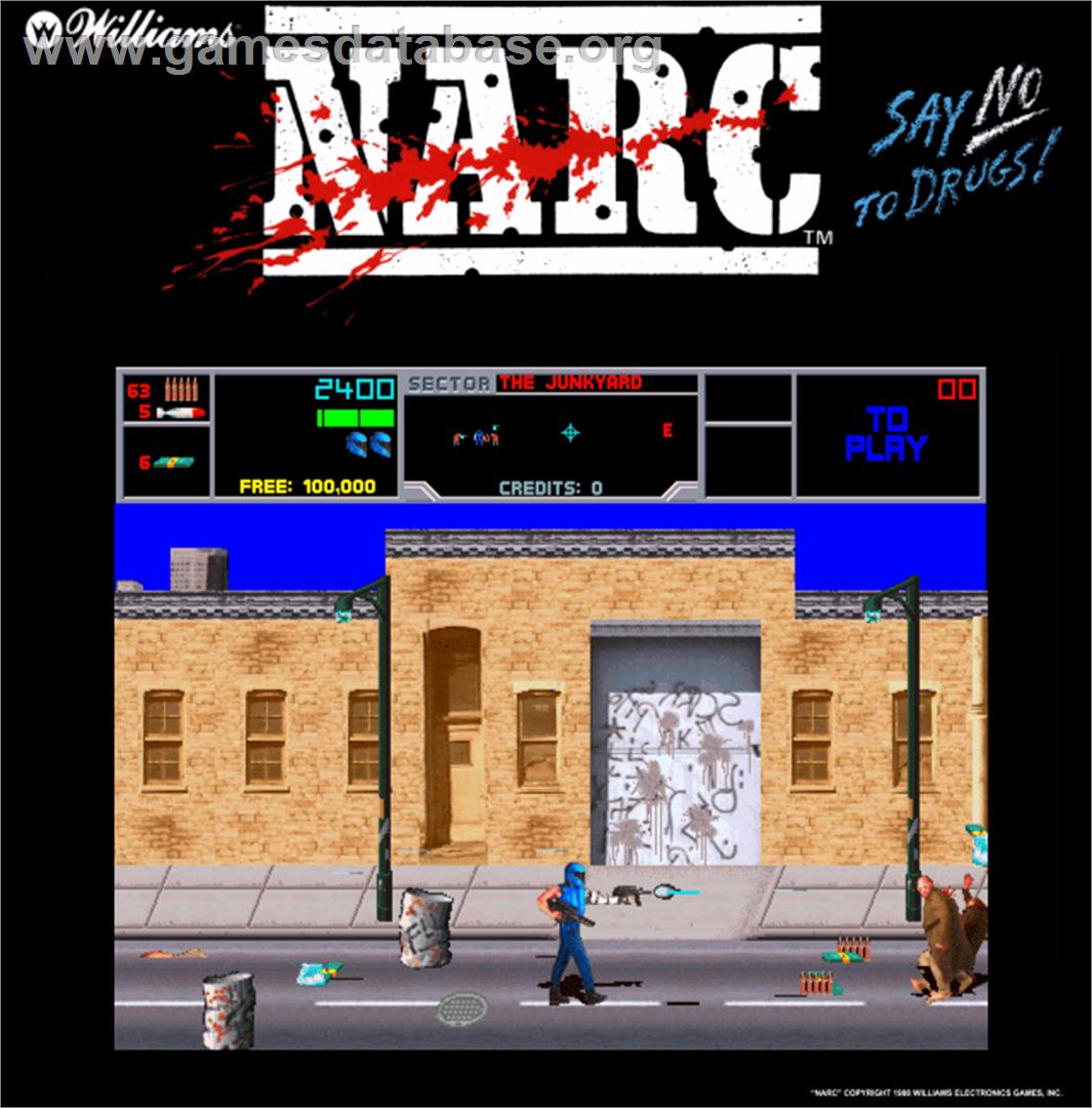 Narc - Arcade - Artwork - Artwork