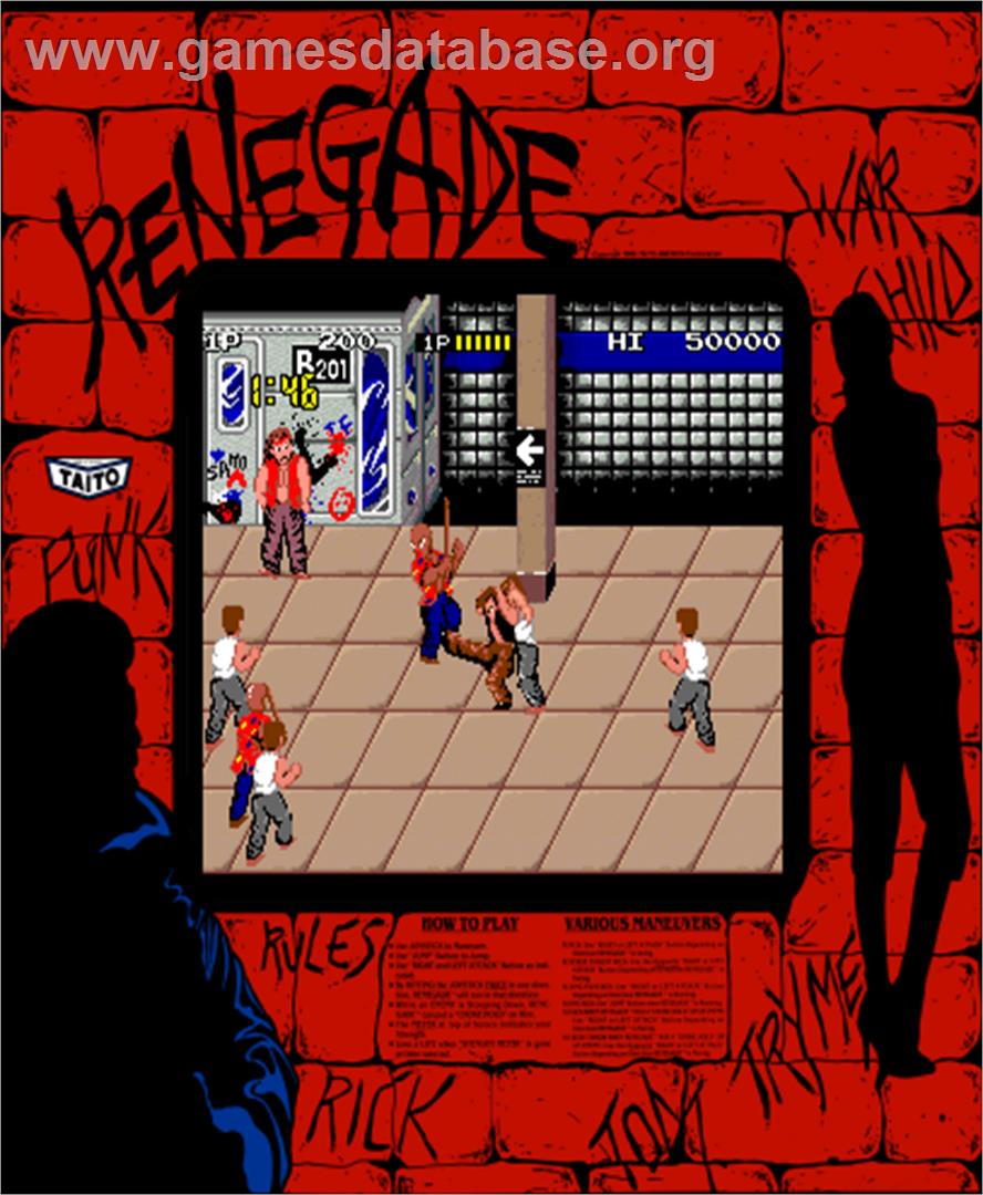 Nekketsu Kouha Kunio-kun - Arcade - Artwork - Artwork