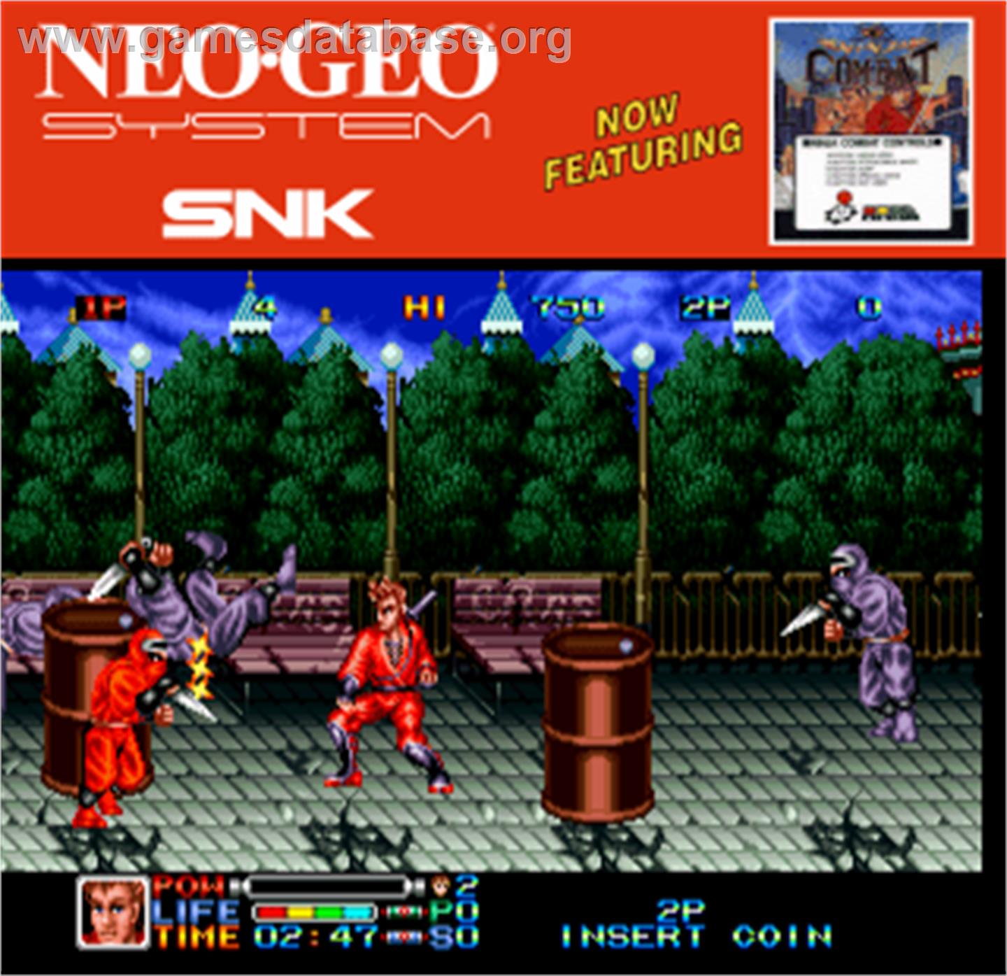 Ninja Combat - Arcade - Artwork - Artwork