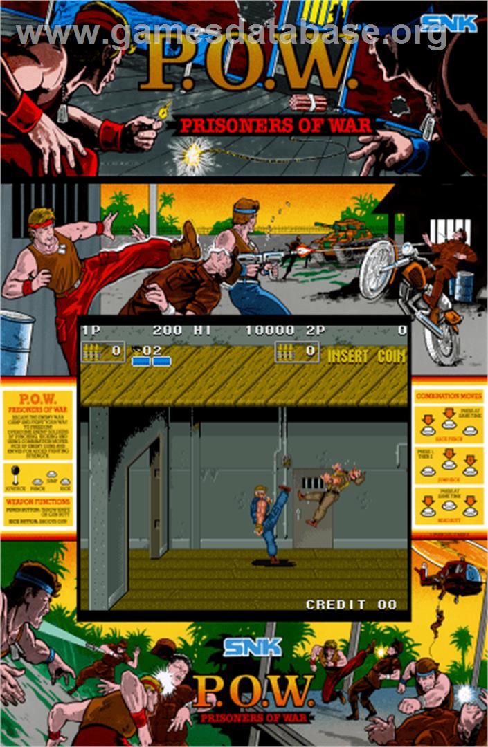 P.O.W. - Prisoners of War - Arcade - Artwork - Artwork