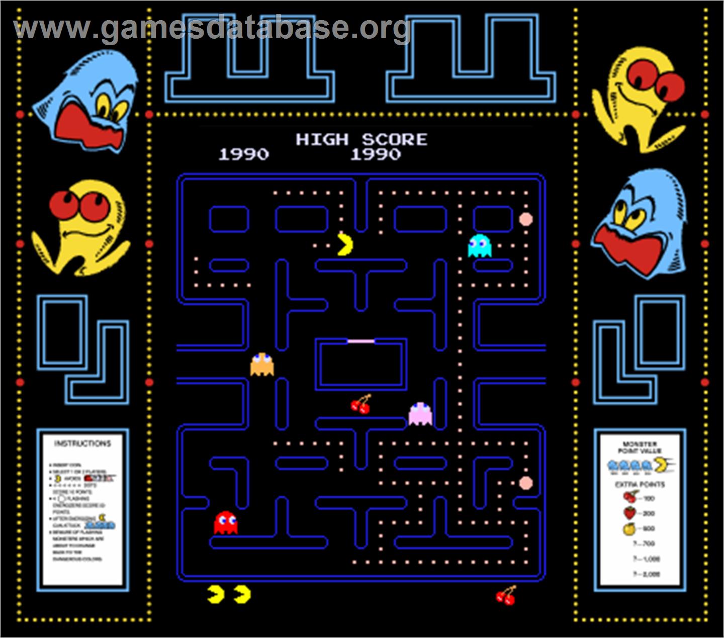 Pac-Man - Arcade - Artwork - Artwork