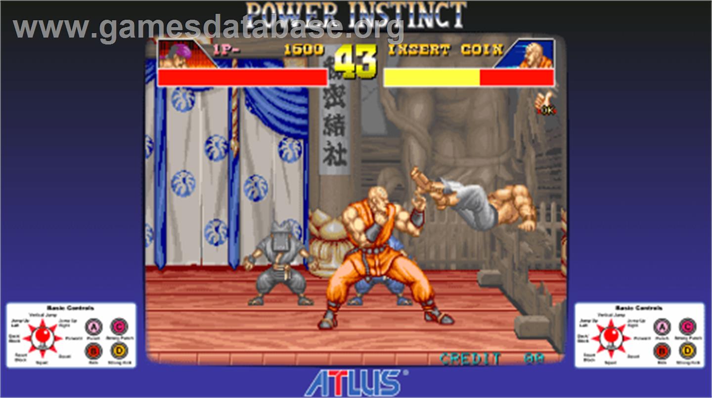Power Instinct - Arcade - Artwork - Artwork